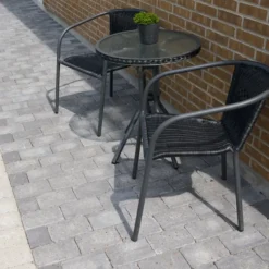IBF Holmegaardsten®, halve, 14x10,5x5,5 cm, antracit