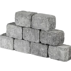 IBF Holmegaardsten kantblok m. lige kant, 14x21x14 cm, antracit