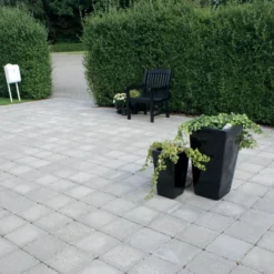 IBF Holmegaardsten® kvadrat, 28x28x7cm, grå