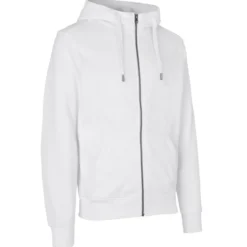 ID Core herre hoodie med lynlås hvid str. XL