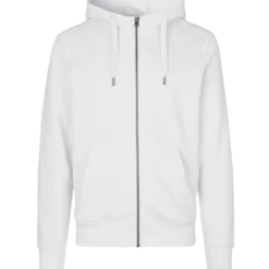 ID Core herre hoodie med lynlås hvid str. XL