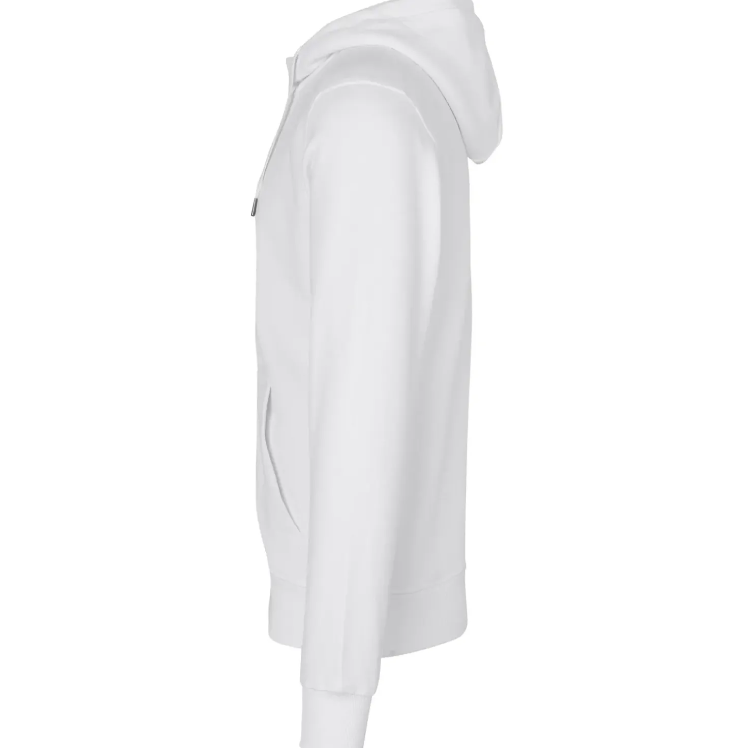ID Core herre hoodie med lynlås hvid str. XL