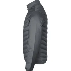 ID 0896 herre padded jakke stretch silver grey str. S