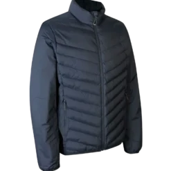 ID herre padded jakke stretch navy str. L