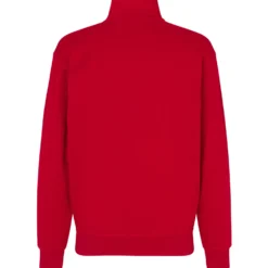 ID herre sweat cardigan rød str. XL