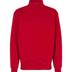 ID herre sweat cardigan rød str. XL