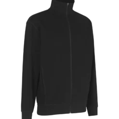ID herre sweat cardigan sort str. L