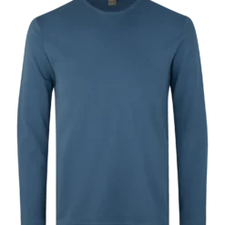ID Interlock herre langærmet t-shirt indigo str. M