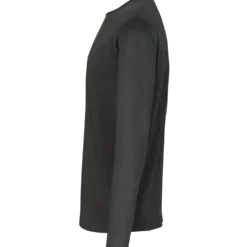 ID Interlock langærmet t-shirt koks grå str. M