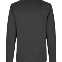ID Interlock langærmet t-shirt koks grå str. M