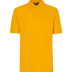 ID klassisk herre poloshirt gul str. 2XL