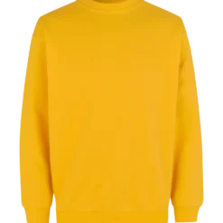 ID klassisk herre sweatshirt gul str. XL