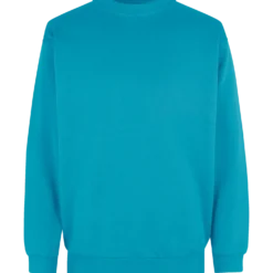 ID klassisk herre sweatshirt turkis str. 2XL