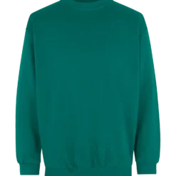 ID klassisk herre sweatshirt grøn str. 2XL