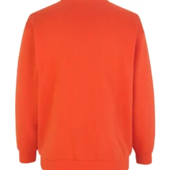 ID klassisk herre sweatshirt orange str. M