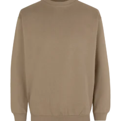 ID klassisk herre sweatshirt sand str. M