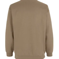 ID klassisk herre sweatshirt sand str. M