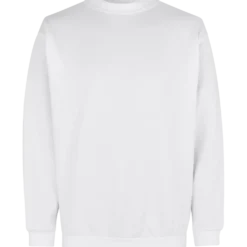 ID klassisk herre sweatshirt hvid str. 2XL