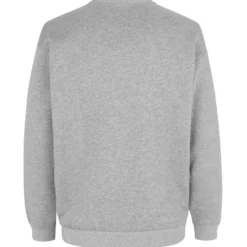ID klassisk herre sweatshirt grå melange str. M