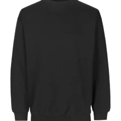 ID klassisk sweatshirt sort str. M