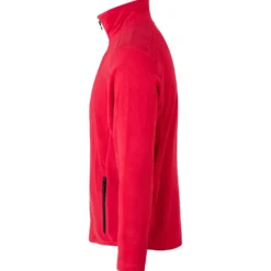 ID mikrofleece cardigan rød str. S
