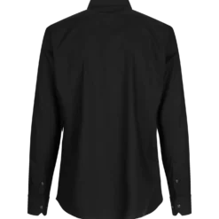 ID Seven Seas Fine Twill modern fit skjorte herre sort str. S