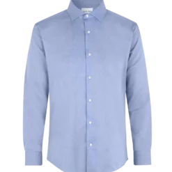ID Seven Seas Fine Twill modern fit skjorte herre lys blå str. M