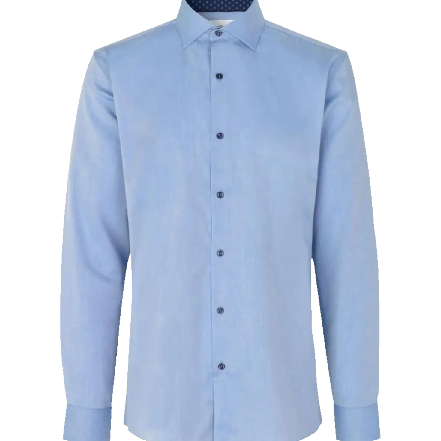 ID Seven Seas Fine Twill Virginia herre skjorte lys blå str. M