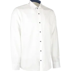 ID Seven Seas Fine Twill Virginia herre skjorte hvid str. M