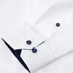 ID Seven Seas Fine Twill Virginia herre skjorte hvid str. M