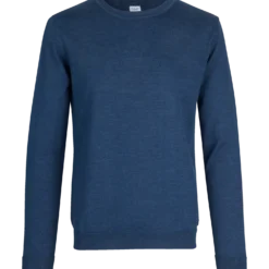 ID S650 Pullover herre blå melange str. M
