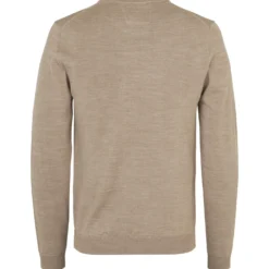 ID S650 Pullover herre sand melange str. XL