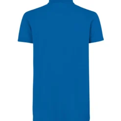ID stretch herre poloshirt azur str. M