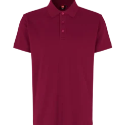 ID stretch herre poloshirt bordeaux str. XS