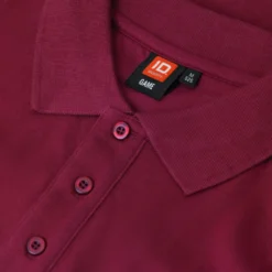 ID stretch herre poloshirt bordeaux str. XS
