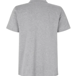 ID 0525 stretch herre poloshirt grå melange str. S