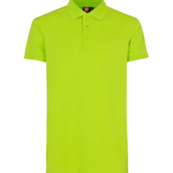 ID stretch herre poloshirt lime str. L