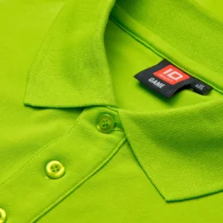 ID stretch herre poloshirt lime str. L