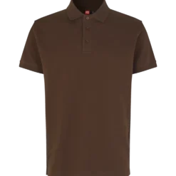 ID stretch herre poloshirt mocca str. 2XL