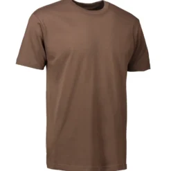 ID T-Time t-shirt kortærmet mocca str. M