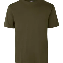 ID T-Time t-shirt kortærmet oliven str. L