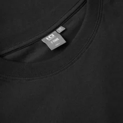 ID T-Time t-shirt kortærmet sort str. L