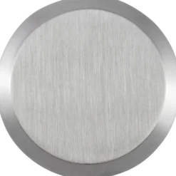 Jasa blindskilt Ø52 mm x 12 mm massiv rustfri stål