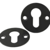 Jasa cylinderskiltsæt dråbe Ø52 mm sort