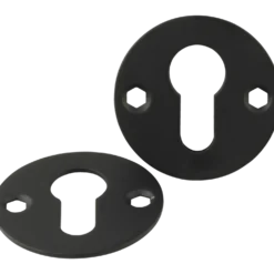 Jasa cylinderskiltsæt dråbe Ø52 mm sort
