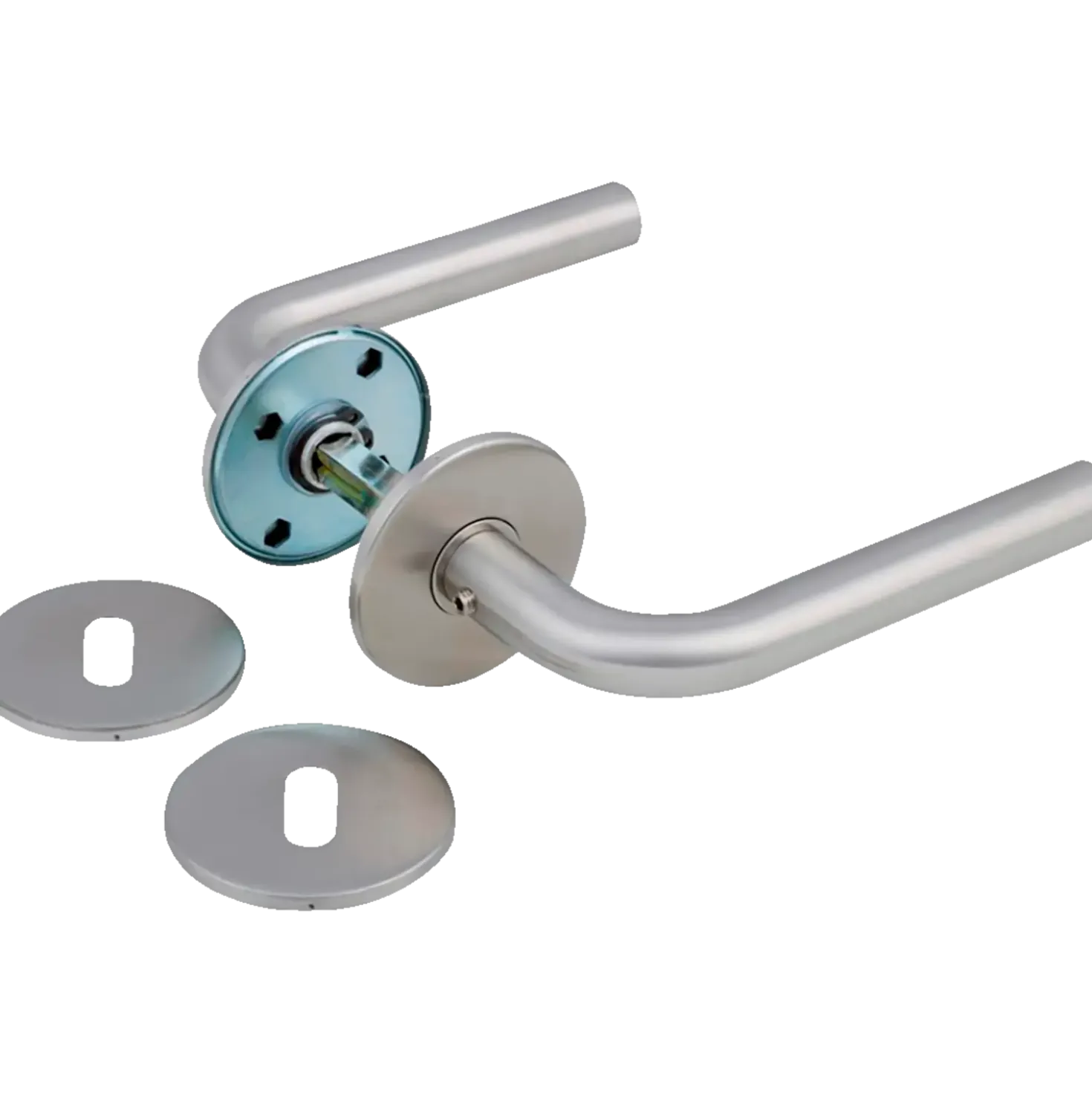 Jasa dørgreb L-form 16 mm click rustfrit stål