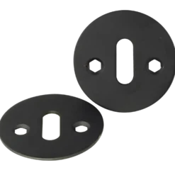 Jasa nøgleskilt Ø52x2 mm sort