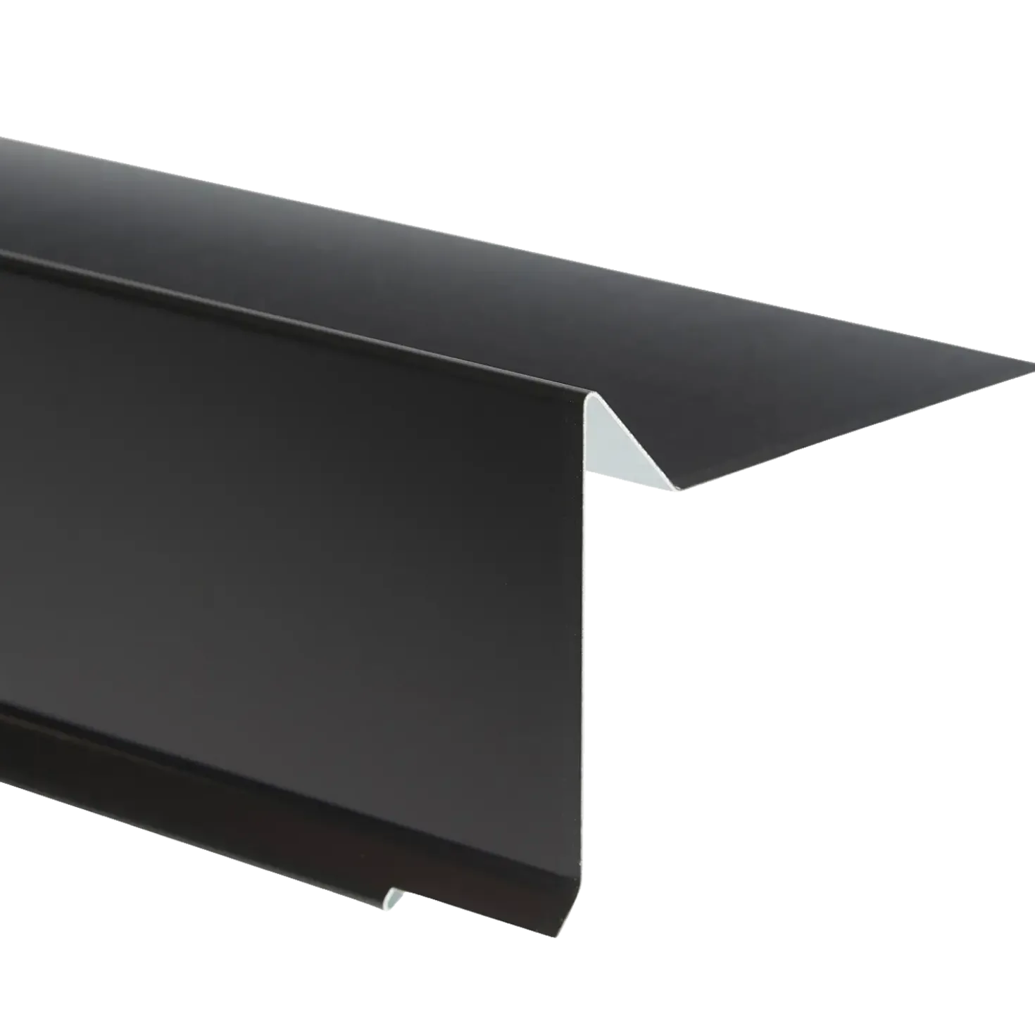Jual vindskede 80x70x1000 mm sort alu