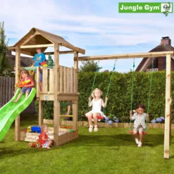Jungle Gym House legetårn m/swingmodul