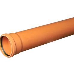 Kaczmarek PVC-U SN8 afløbsrør 110 x 2000 mm